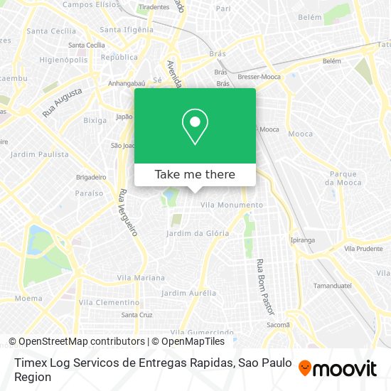 Timex Log Servicos de Entregas Rapidas map