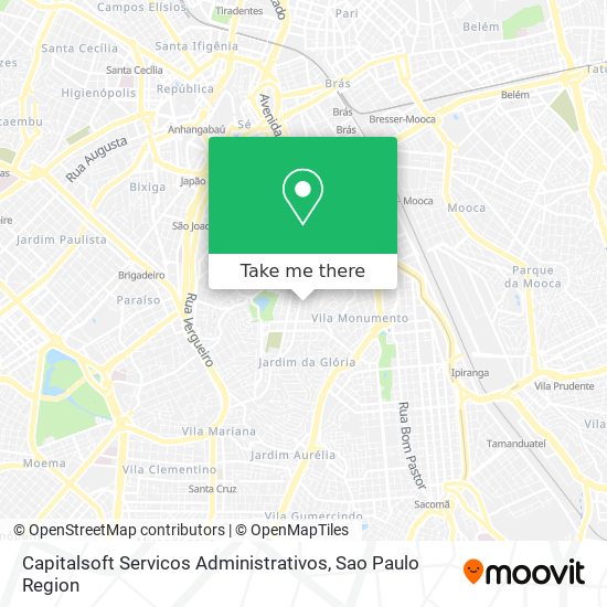 Mapa Capitalsoft Servicos Administrativos