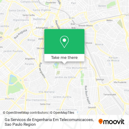 Ga Servicos de Engenharia Em Telecomunicacoes map