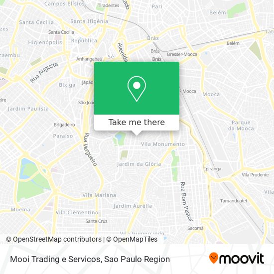 Mapa Mooi Trading e Servicos