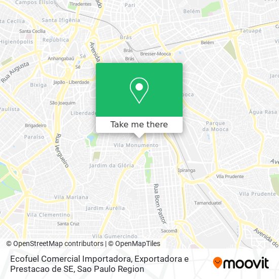 Mapa Ecofuel Comercial Importadora, Exportadora e Prestacao de SE