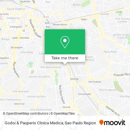 Godoi & Pauperio Clinica Medica map