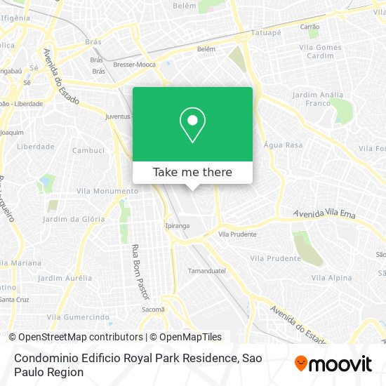 Condominio Edificio Royal Park Residence map