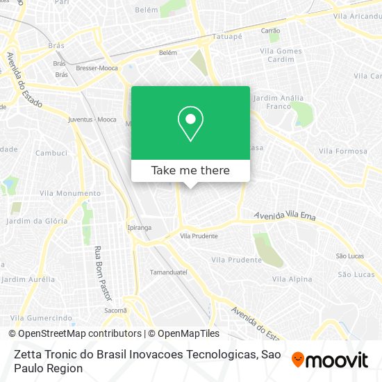 Zetta Tronic do Brasil Inovacoes Tecnologicas map