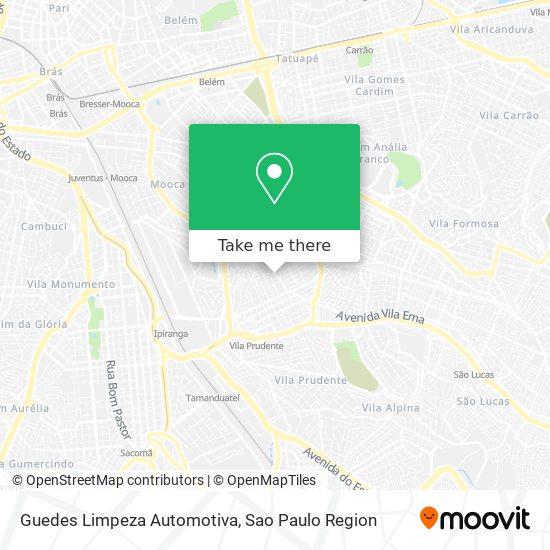 Guedes Limpeza Automotiva map