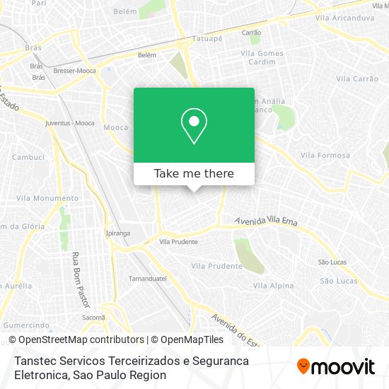 Tanstec Servicos Terceirizados e Seguranca Eletronica map