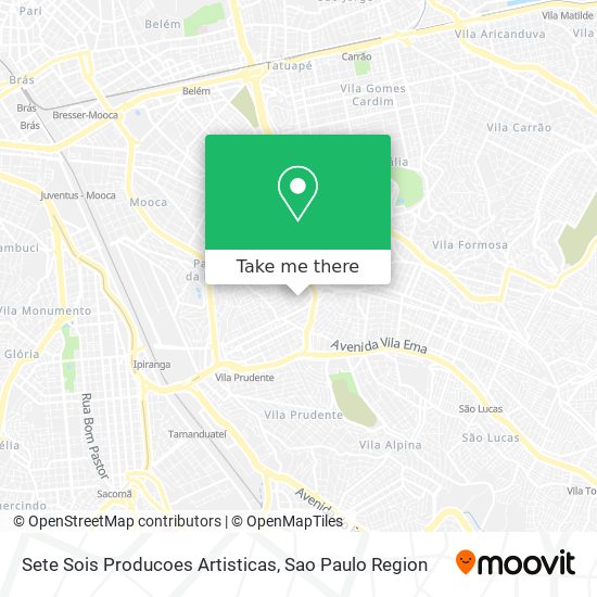 Mapa Sete Sois Producoes Artisticas