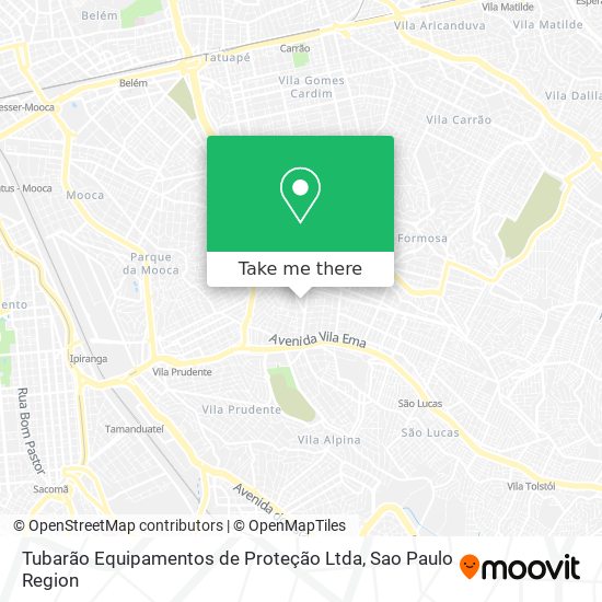 Tubarão Equipamentos de Proteção Ltda map