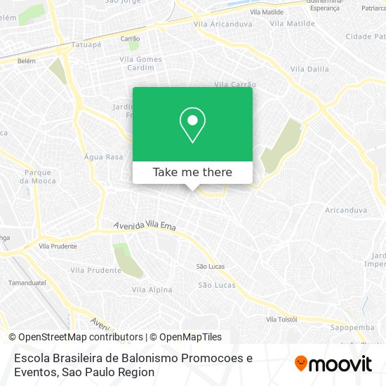Escola Brasileira de Balonismo Promocoes e Eventos map