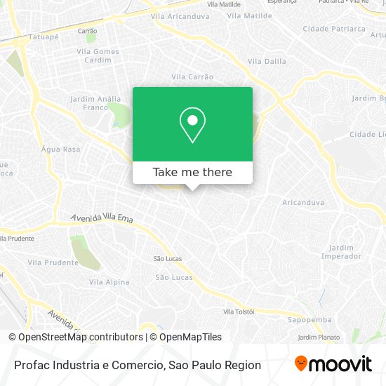 Profac Industria e Comercio map