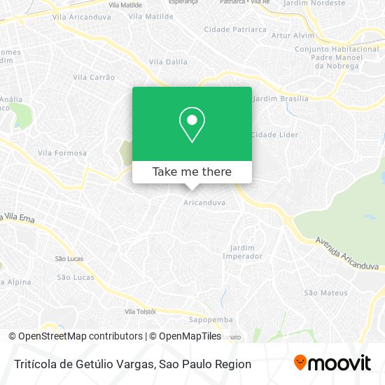 Tritícola de Getúlio Vargas map