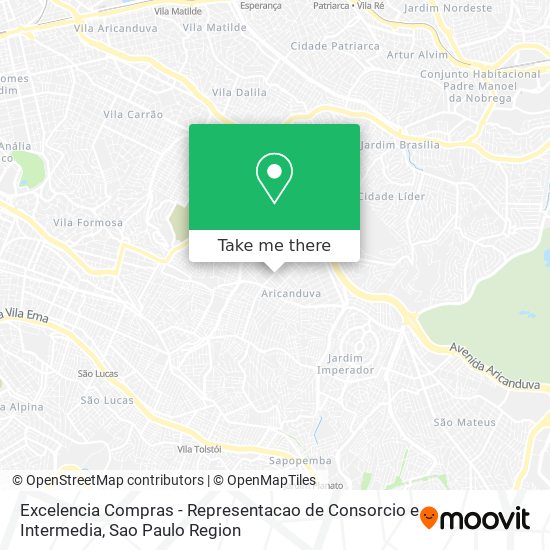 Mapa Excelencia Compras - Representacao de Consorcio e Intermedia