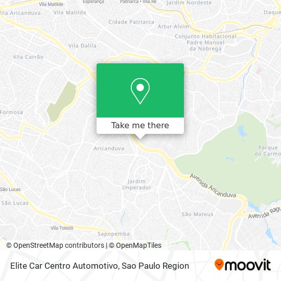 Elite Car Centro Automotivo map