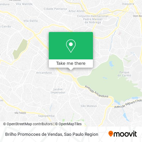 Brilho Promocoes de Vendas map