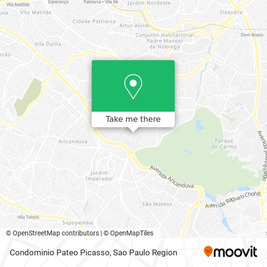 Condominio Pateo Picasso map