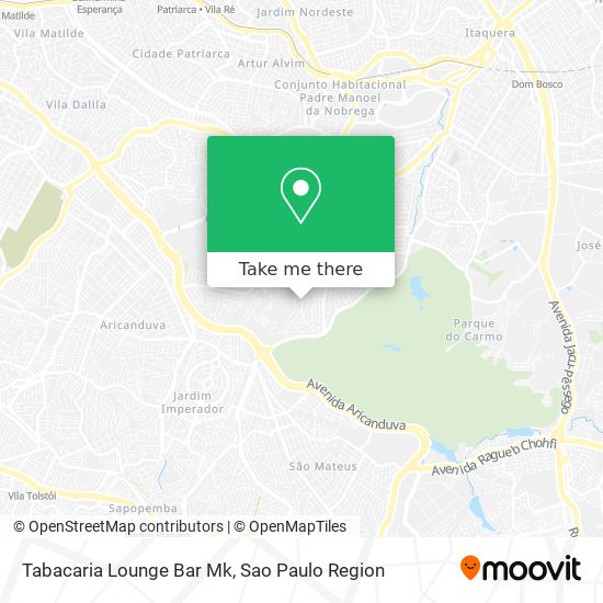 Tabacaria Lounge Bar Mk map