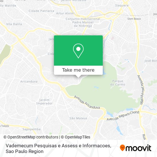 Vademecum Pesquisas e Assess e Informacoes map