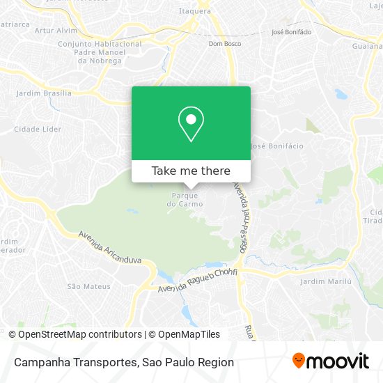 Campanha Transportes map