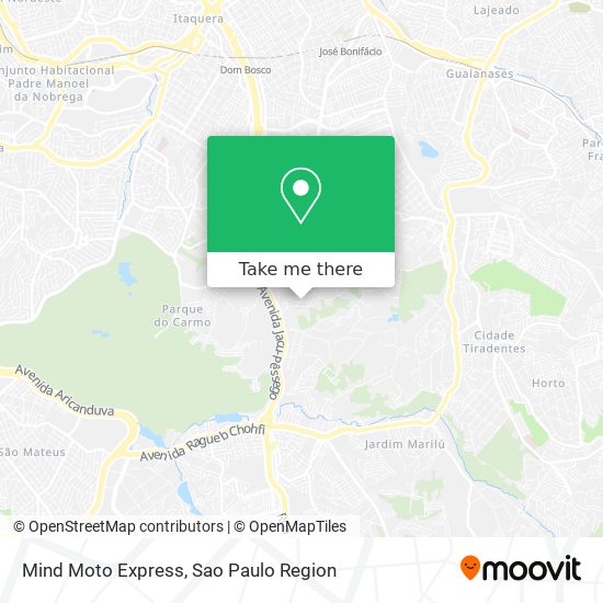 Mind Moto Express map