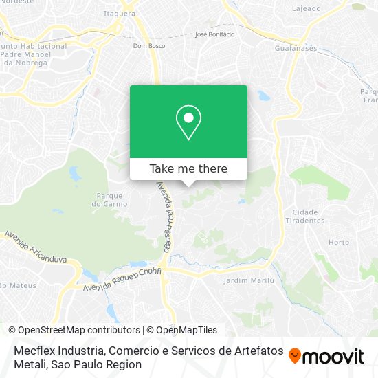 Mecflex Industria, Comercio e Servicos de Artefatos Metali map