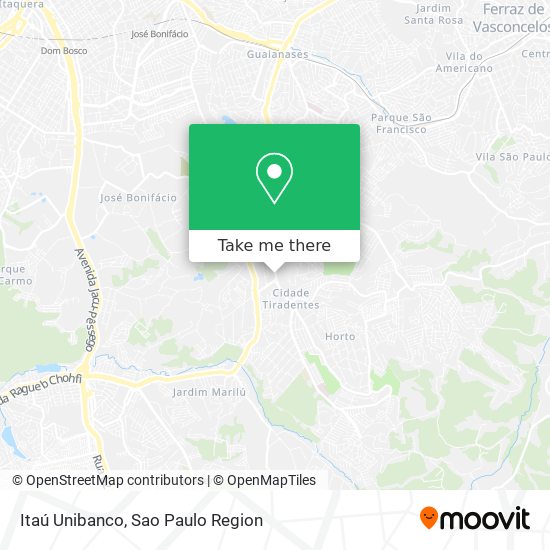 Mapa Itaú Unibanco