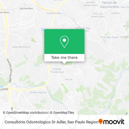 Consultório Odontológico Dr Adler map