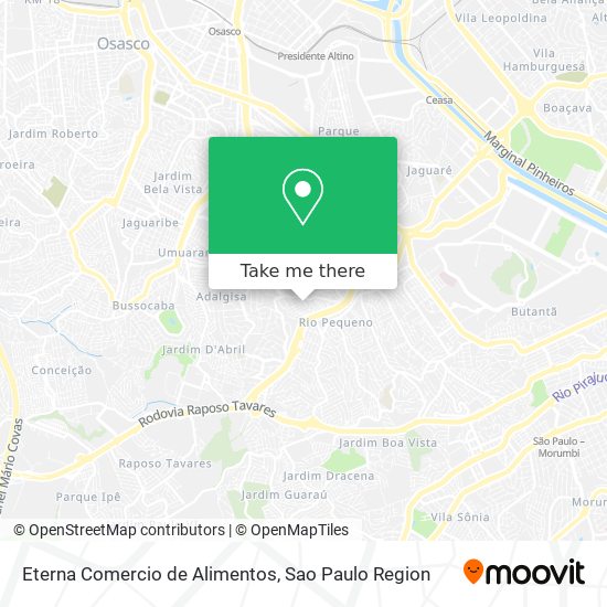 Eterna Comercio de Alimentos map