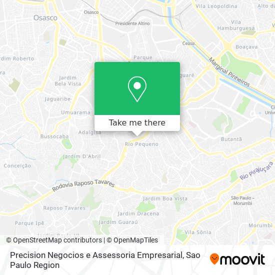 Precision Negocios e Assessoria Empresarial map