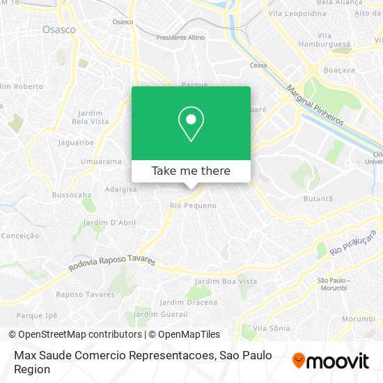 Mapa Max Saude Comercio Representacoes