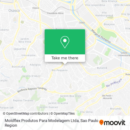 Mapa Moldflex Produtos Para Modelagem Ltda