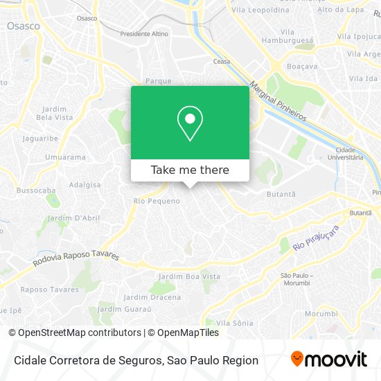 Cidale Corretora de Seguros map