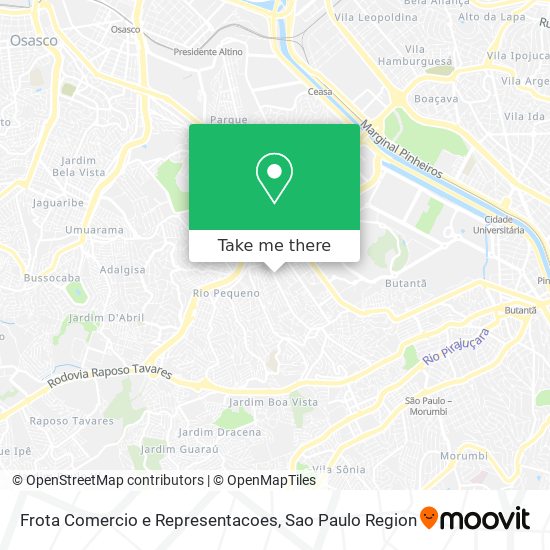 Frota Comercio e Representacoes map