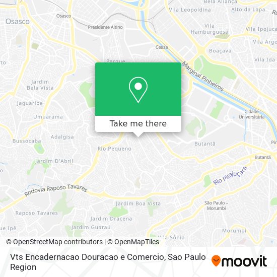 Vts Encadernacao Douracao e Comercio map