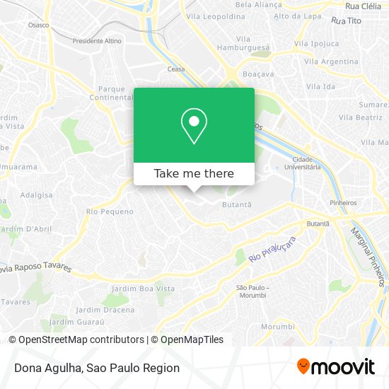 Dona Agulha map