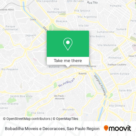 Bobadilha Moveis e Decoracoes map