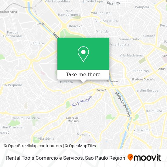 Rental Tools Comercio e Servicos map