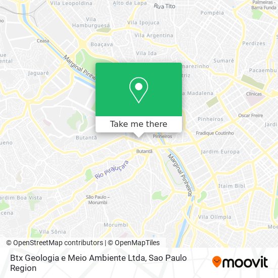 Btx Geologia e Meio Ambiente Ltda map