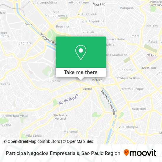 Mapa Participa Negocios Empresariais