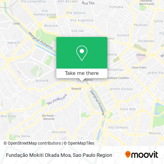 Fundação Mokiti Okada Moa map