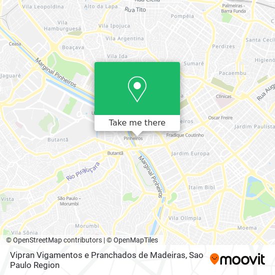 Vipran Vigamentos e Pranchados de Madeiras map