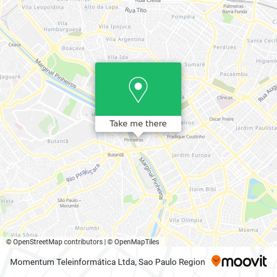 Momentum Teleinformática Ltda map