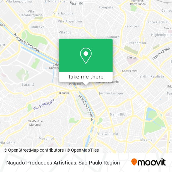 Nagado Producoes Artisticas map