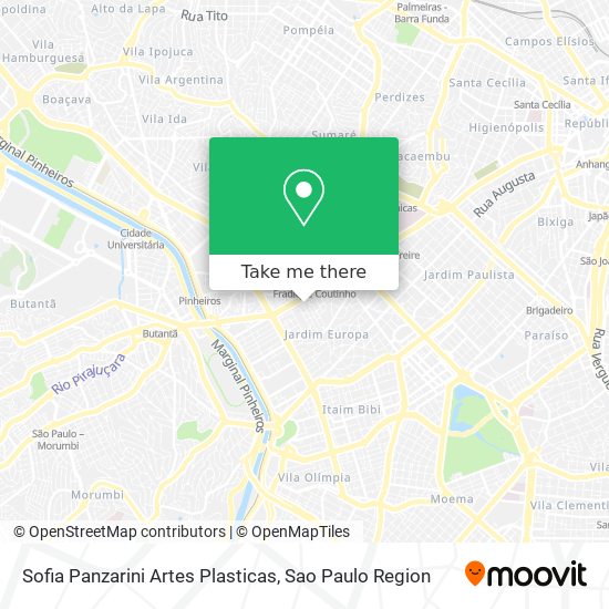 Sofia Panzarini Artes Plasticas map