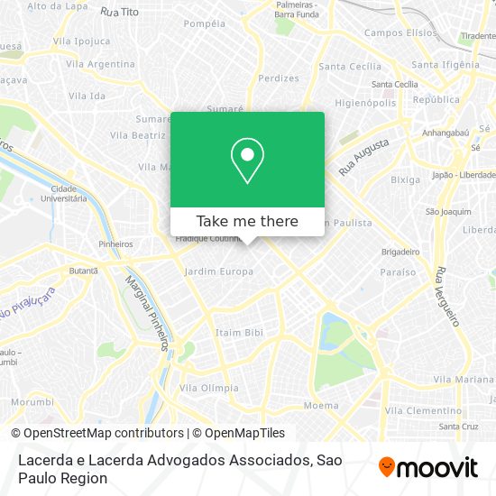 Lacerda e Lacerda Advogados Associados map