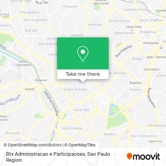 Btx Administracao e Participacoes map