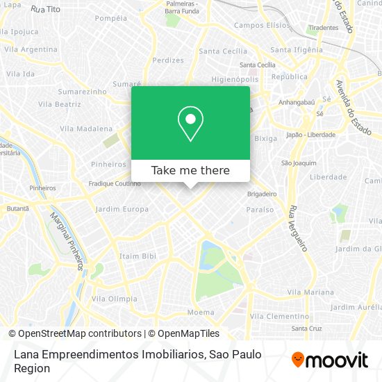 Lana Empreendimentos Imobiliarios map