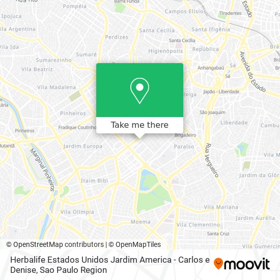 Mapa Herbalife Estados Unidos Jardim America - Carlos e Denise