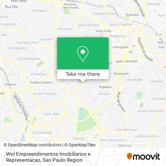 Wol Empreendimentos Imobiliarios e Representacao map