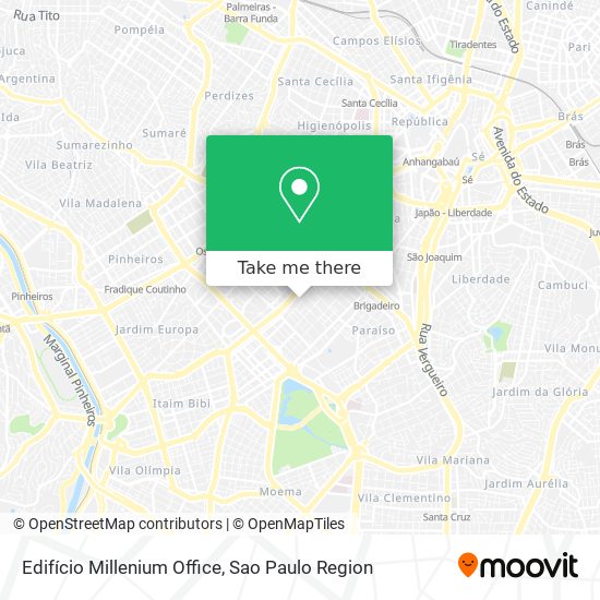 Edifício Millenium Office map
