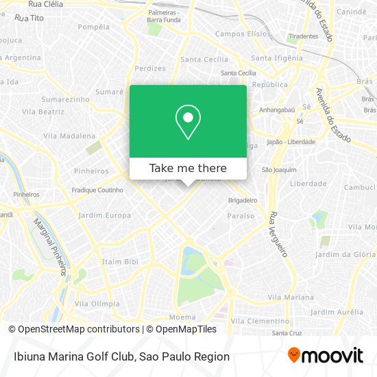 Ibiuna Marina Golf Club map